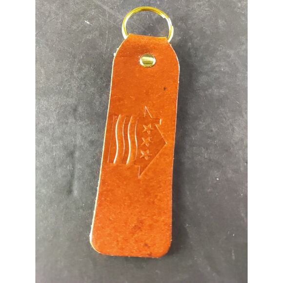 Tara Apartments Leather Keychain - Picture 3 of 7